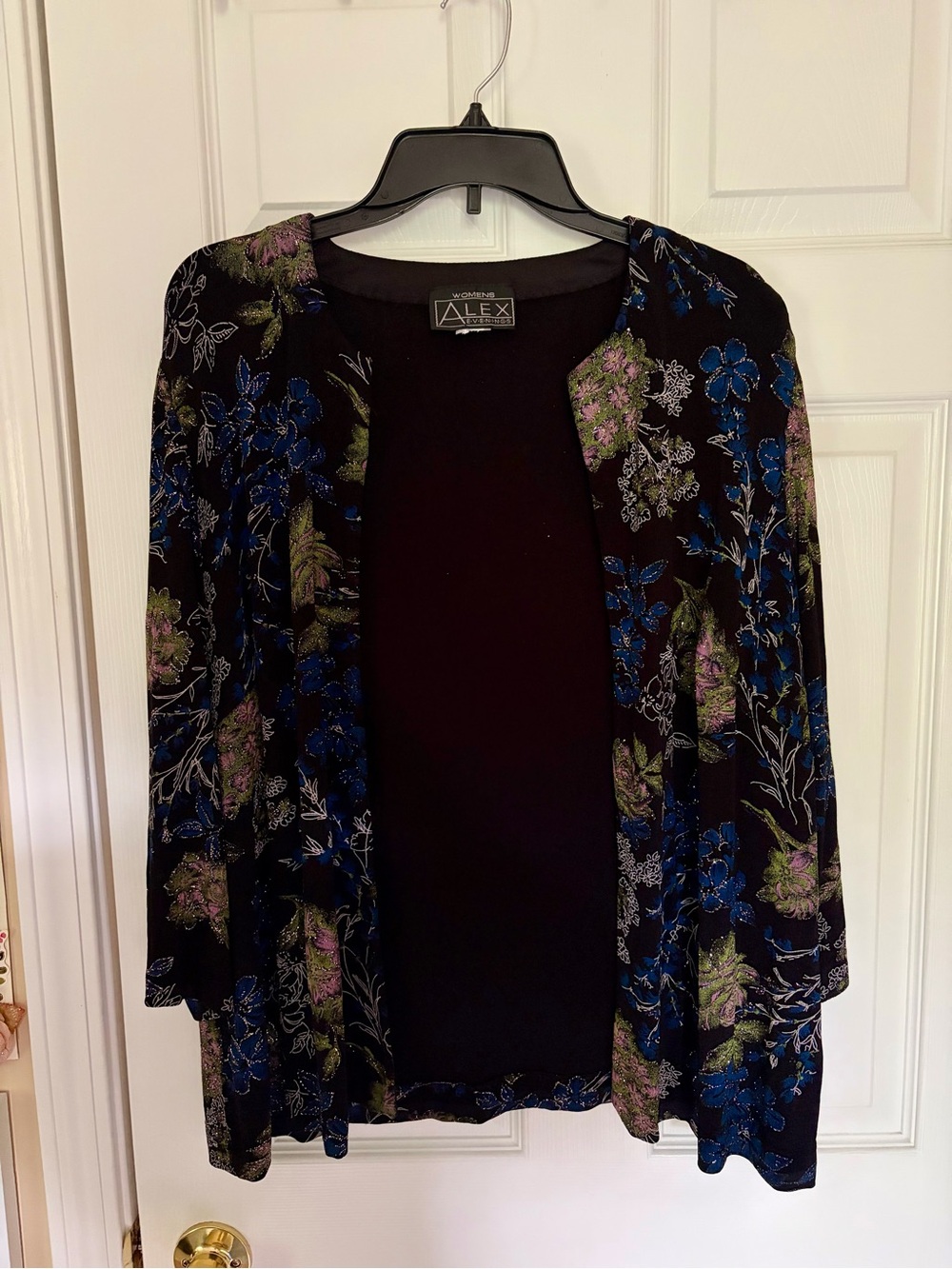 Vintage ALEX EVENINGS Open Cardigan